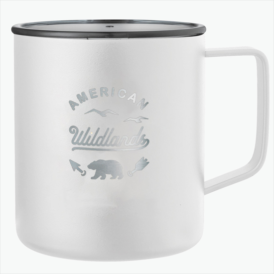Rover Copper Vacuum Insulated Camp Mug - 14 oz - Engraved