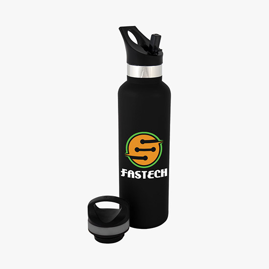 20 oz Basecamp® Mesa Tundra Bottle with Flip Straw Lid - Full Color