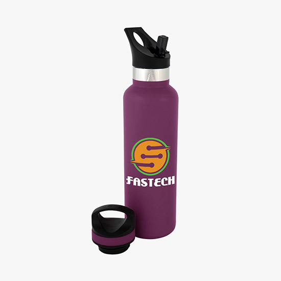20 oz Basecamp® Mesa Tundra Bottle with Flip Straw Lid - Full Color