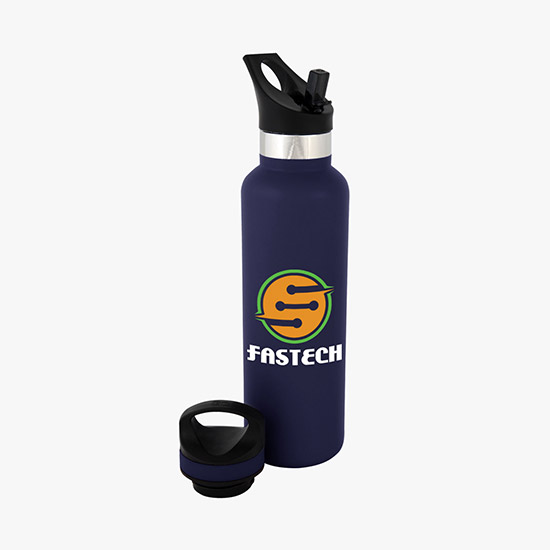 20 oz Basecamp® Mesa Tundra Bottle with Flip Straw Lid - Full Color