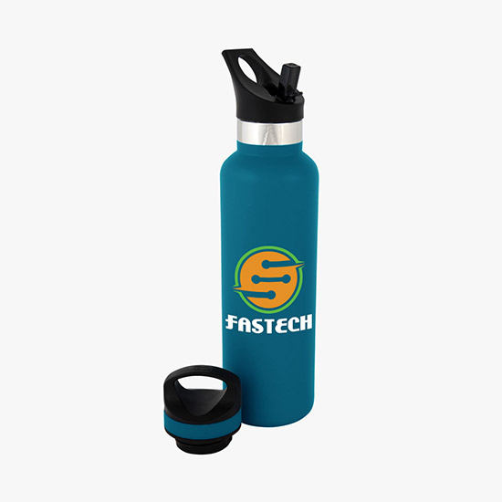 20 oz Basecamp® Mesa Tundra Bottle with Flip Straw Lid - Full Color