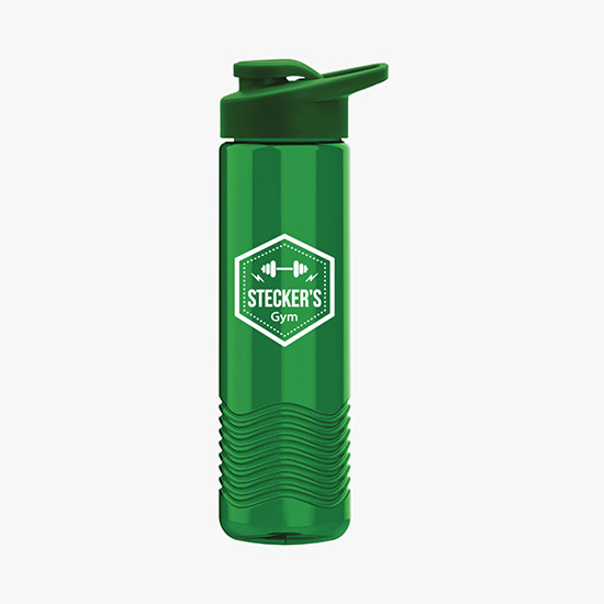 24 oz Tritan Wave Bottle w/Drink-Thru Lid
