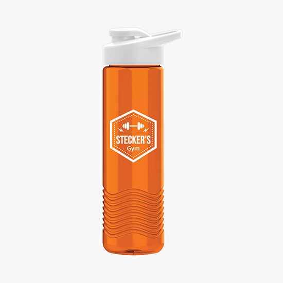 24 oz Tritan Wave Bottle w/Drink-Thru Lid