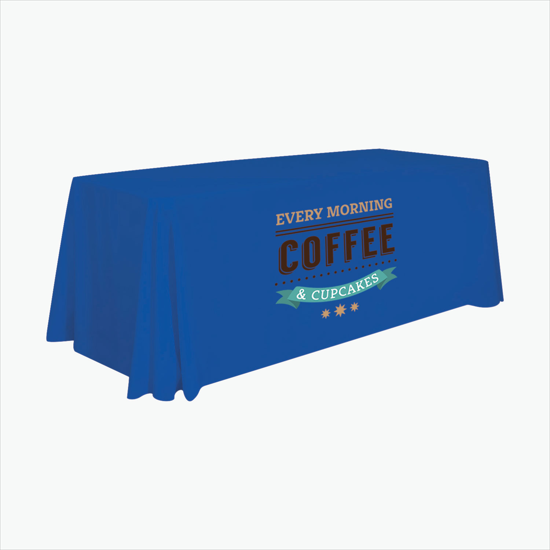 6' Closed Back Throw with Full Color Imprint
