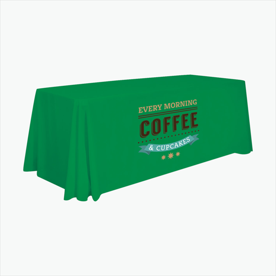 6' Closed Back Throw with Full Color Imprint