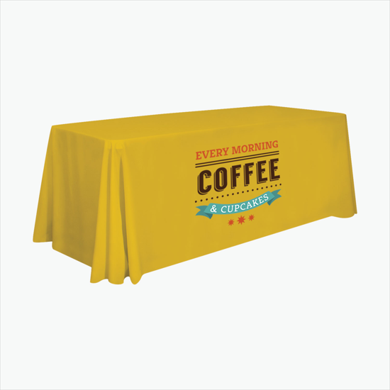6' Closed Back Throw with Full Color Imprint