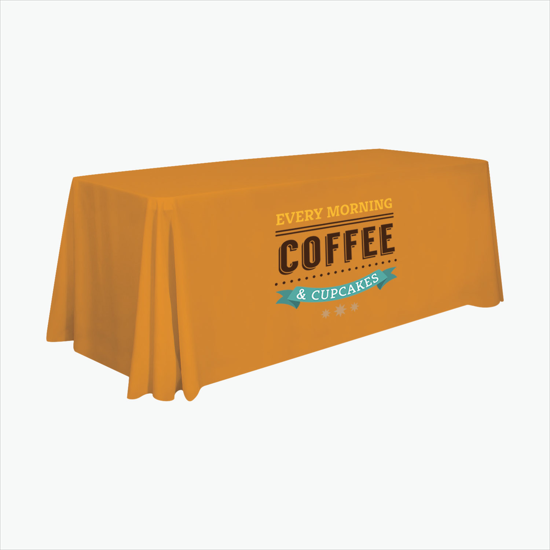 6' Closed Back Throw with Full Color Imprint
