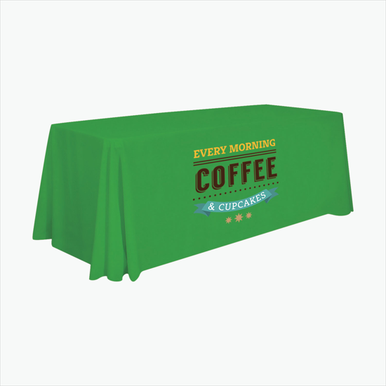 6' Closed Back Throw with Full Color Imprint