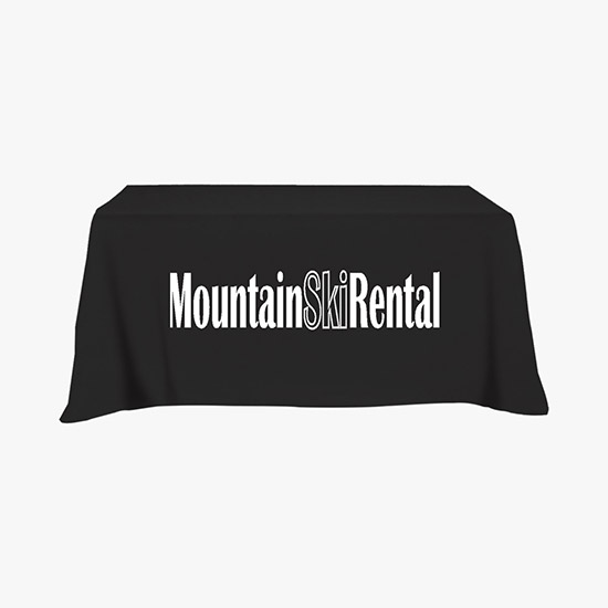 Open Back Table Cover - 6' - 24-Hour Production