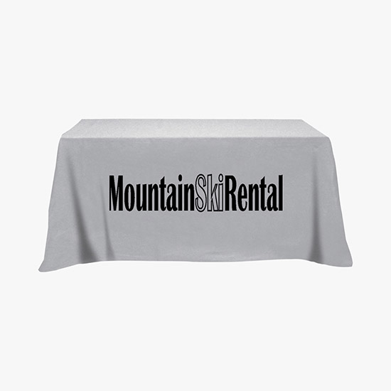 Open Back Table Cover - 6' - 24-Hour Production