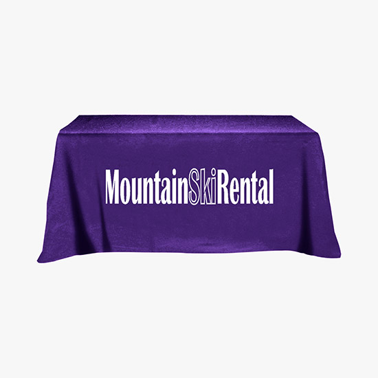 Open Back Table Cover - 6' - 24-Hour Production