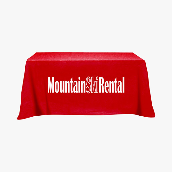 Open Back Table Cover - 6' - 24-Hour Production