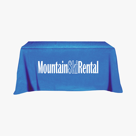 Open Back Table Cover - 6' - 24-Hour Production