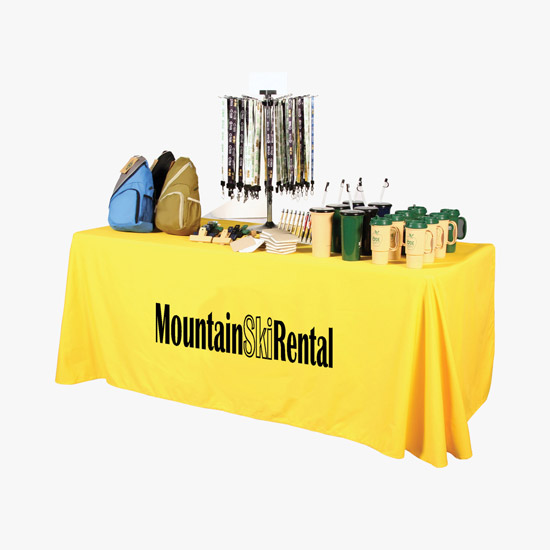 Open Back Table Cover - 6' - 24-Hour Production