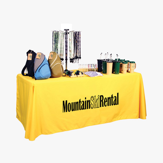 Open Back Table Cover - 6' - 24-Hour Production