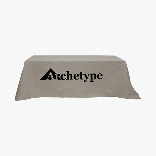 Closed Back Table Cover - 6'
