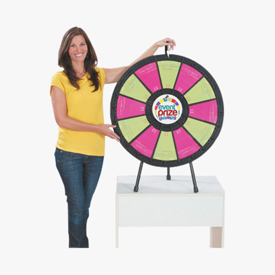 12 Slot Classic Table Top Prize Wheel - 31
