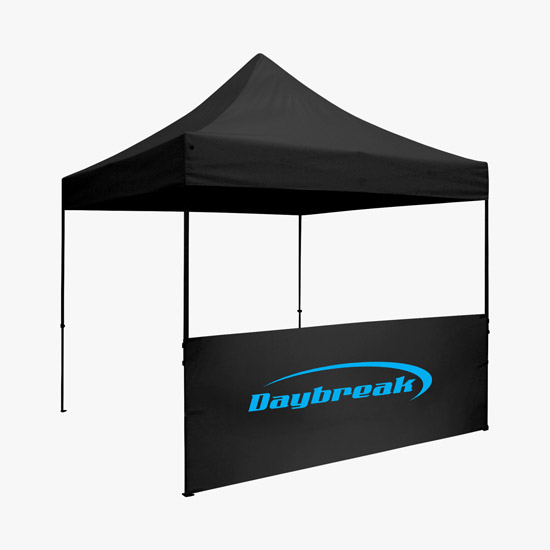 10' ShowStopper Event Tent Standard Half Wall - Full Color Imprint