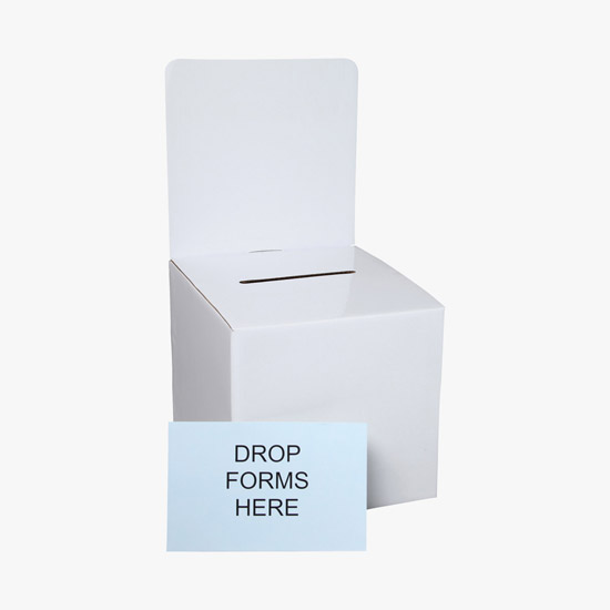 Ballot Box - Cardboard - 10 1/8 x 10 1/4