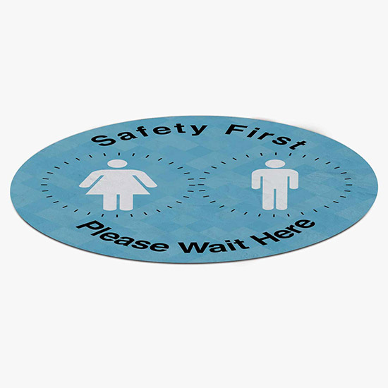 Surface Indoor Removable Graphics - 18 Circles - Pack of 6