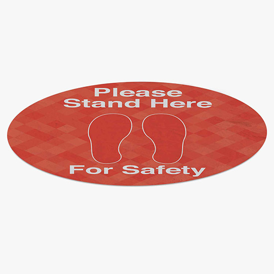Surface Indoor Removable Graphics - 18 Circles - Pack of 6