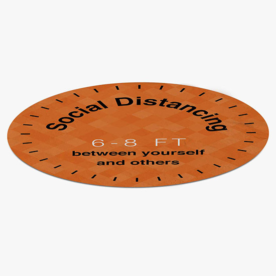 Surface Indoor Removable Graphics - 12 Circles - Pack of 3