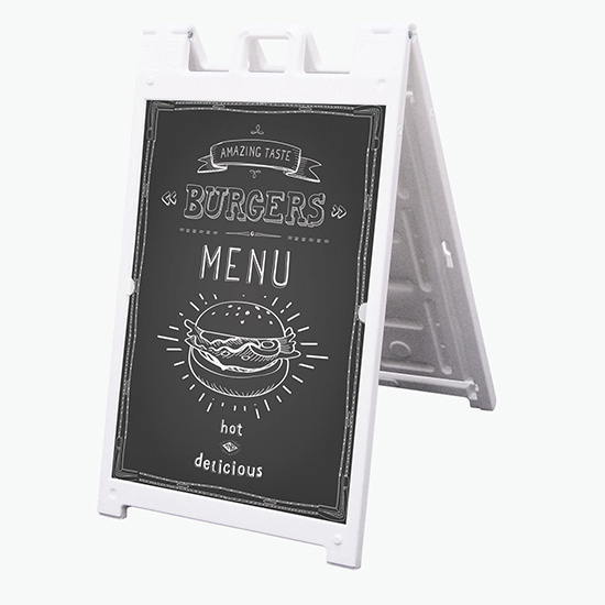 Deluxe Sidewalk A-Frame Chalkboard Sign