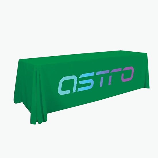 8' Laser Edge Open Back Table Cover