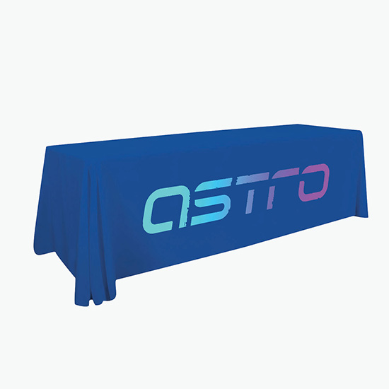 8' Laser Edge Open Back Table Cover