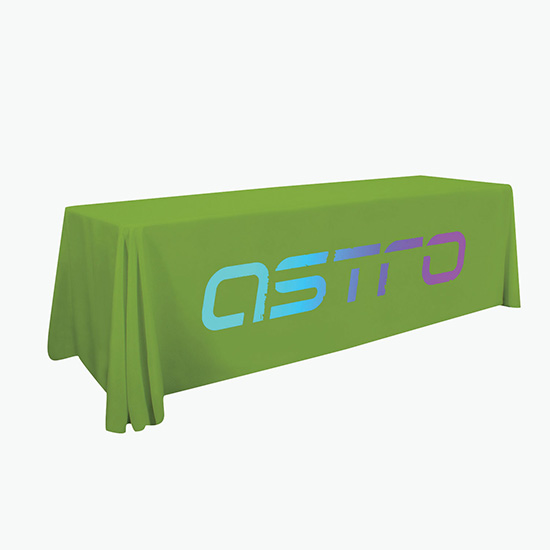 8' Laser Edge Open Back Table Cover