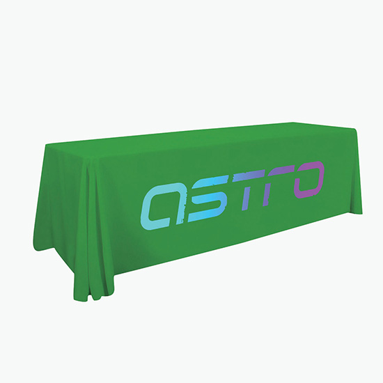 8' Laser Edge Open Back Table Cover