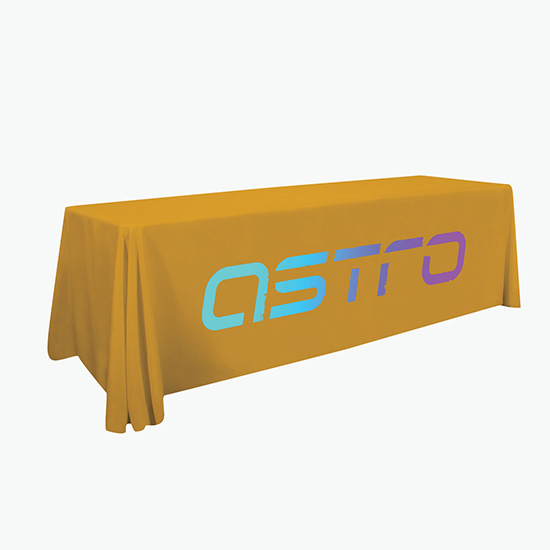 8' Laser Edge Open Back Table Cover