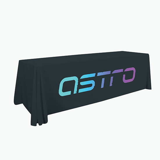 8' Laser Edge Closed Back Table Cover