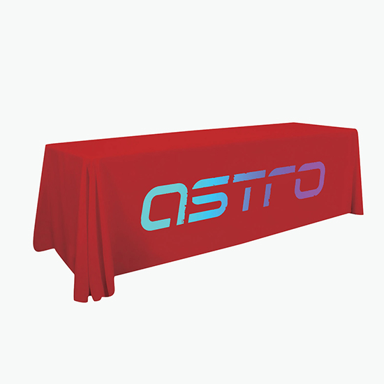 8' Laser Edge Closed Back Table Cover