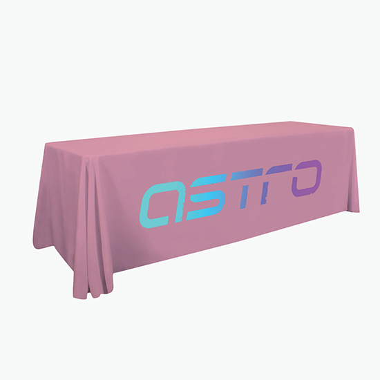8' Laser Edge Closed Back Table Cover