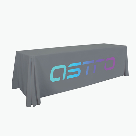 8' Laser Edge Closed Back Table Cover