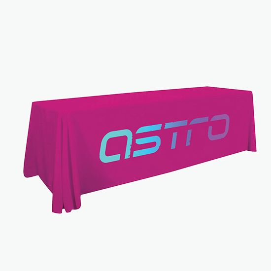 8' Laser Edge Closed Back Table Cover
