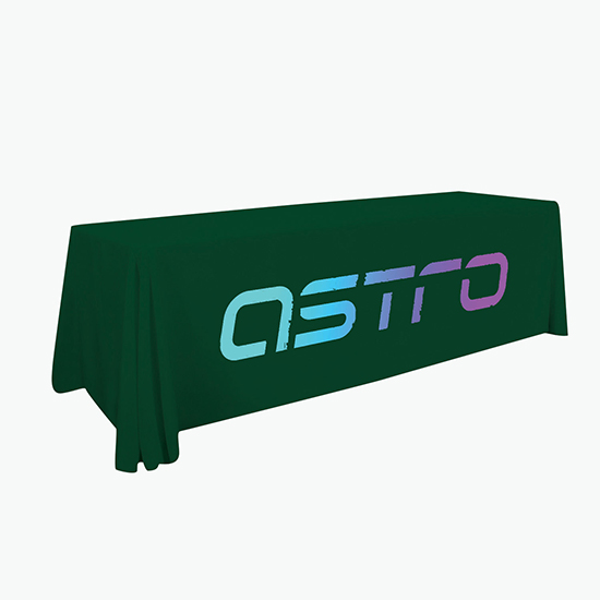 8' Laser Edge Closed Back Table Cover