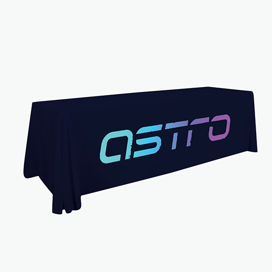 8' Laser Edge Closed Back Table Cover