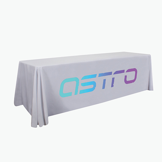 8' Laser Edge Closed Back Table Cover