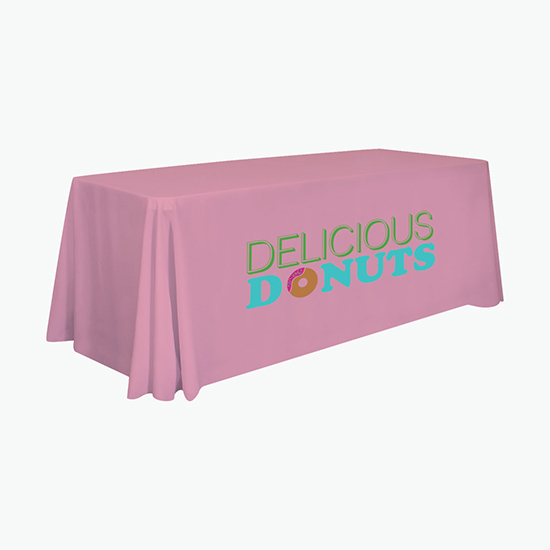 6' Laser Edge Open Back Table Cover