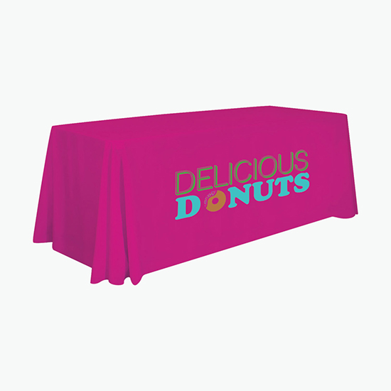 6' Laser Edge Open Back Table Cover