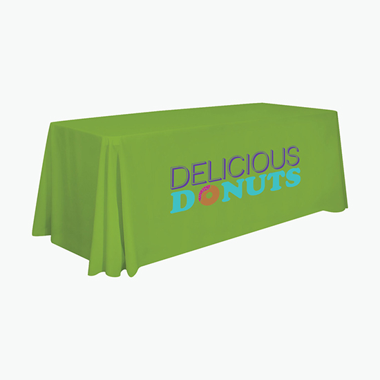 6' Laser Edge Open Back Table Cover