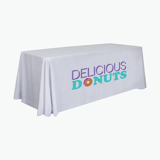 6' Laser Edge Open Back Table Cover