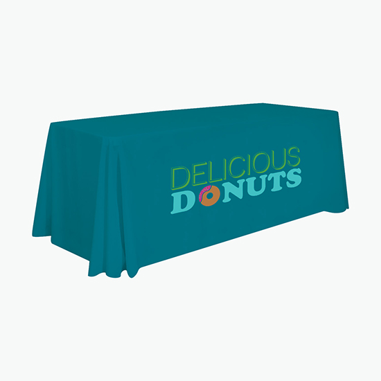 6' Laser Edge Closed Back Table Cover