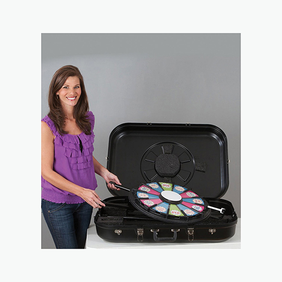 21'' Mini Prize Wheel Travel Case