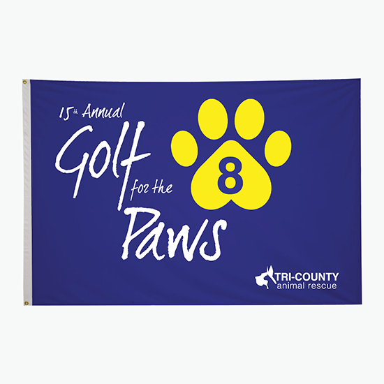 4' x 6' Nylon Flag - Single Sided