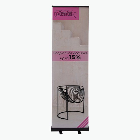 24'' Economy Retractor Banner