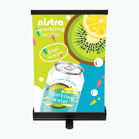 18'' Economy Tabletop Retractor Banner