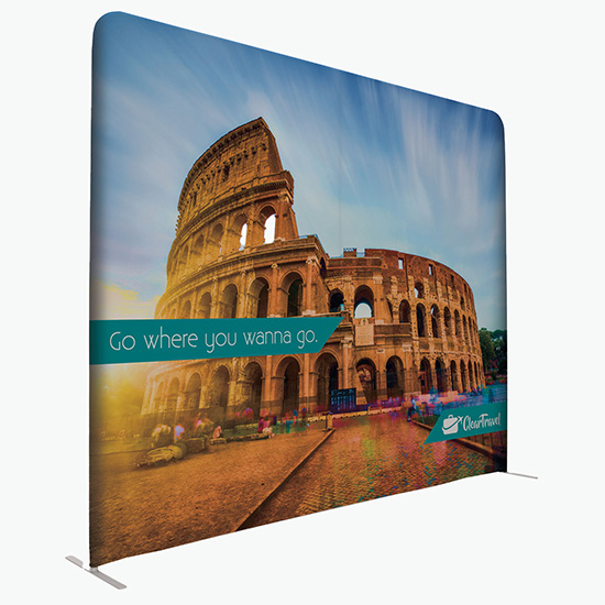 EuroFit Recycled Straight Wall Banner - 7 1/2' x 10'